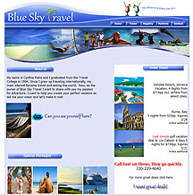 JBS Group website Blue Sky Travel